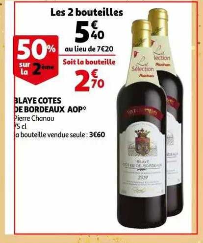 blaye cotes de bordeaux aop pierre chanau