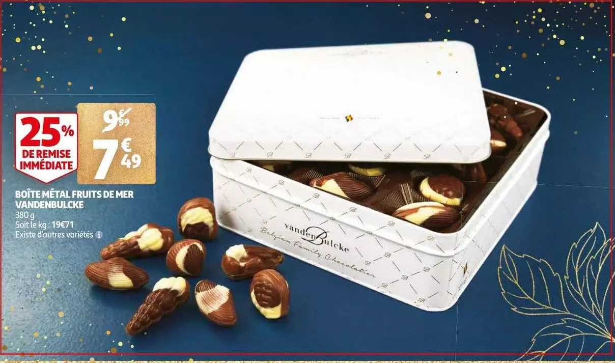 Boîte Métal Fruits De Mer Vandenbulcke