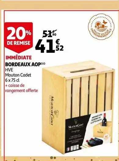 bordeaux aop hve mouton cadet