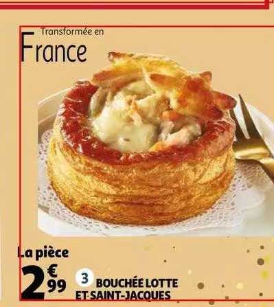 bouchée lotte et saint-jacques