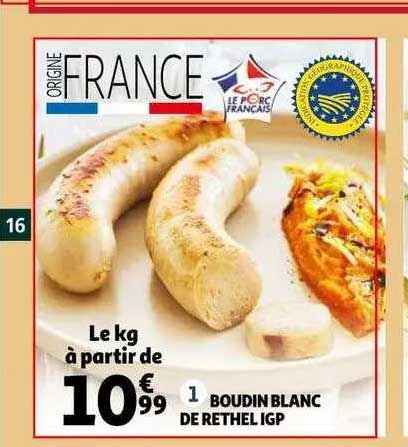 Boudin Blanc De Rethel Igp