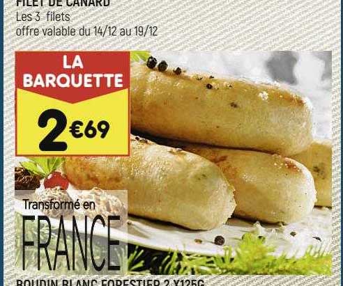 boudin blanc forestier