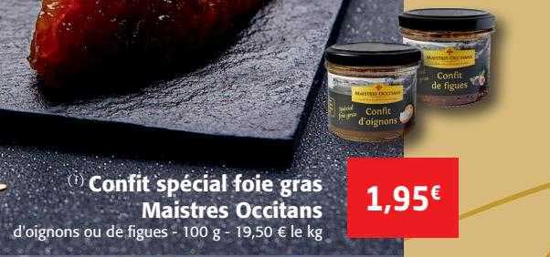 confit spécial foie gras maistres occitans