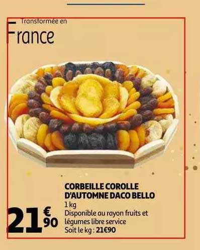 corbeille corolle d'automne daco bello