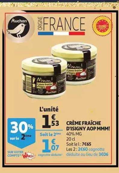 crème fraîche d'isigny aop mmm!