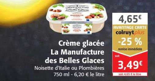 crème glacée la manufacture des belles glaces