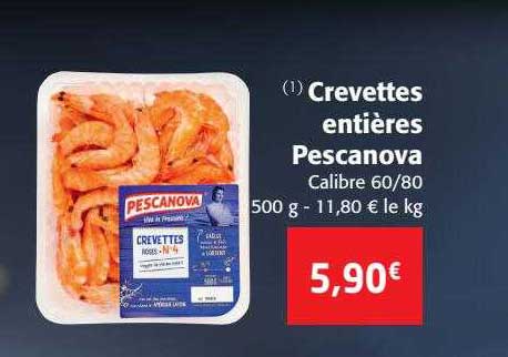 Crevettes Entières Pescanova