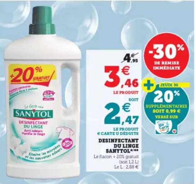 Désinfectant Du Linge Sanytol