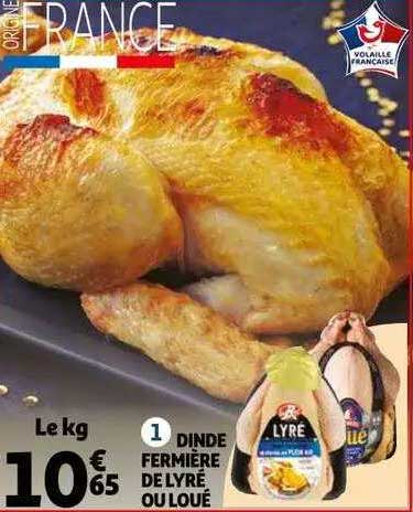 dinde fermière dy lyré ou loué