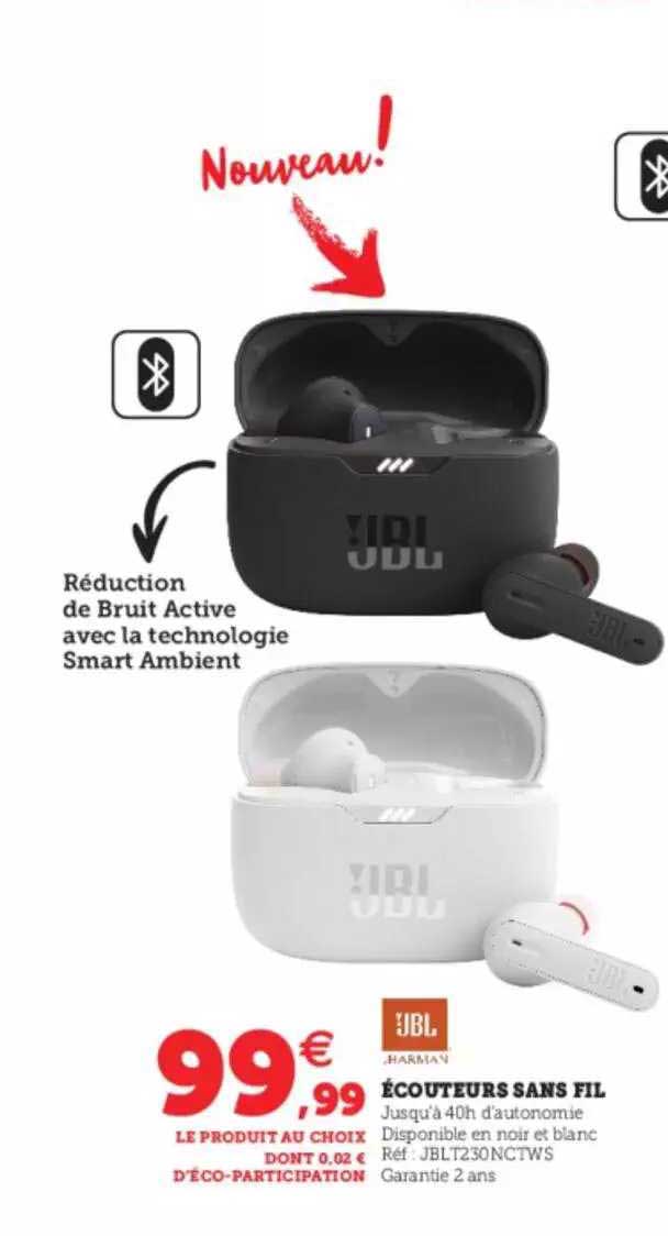 écouteurs Sans Fil Jbl