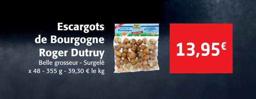 escargots de bourgogne roger dutruy