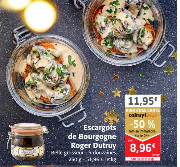 escargots de bourgogne roger dutruy