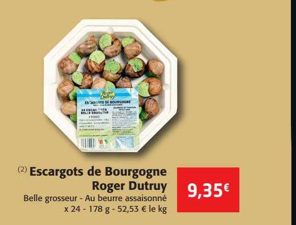 escargots de bourgogne roger dutruy