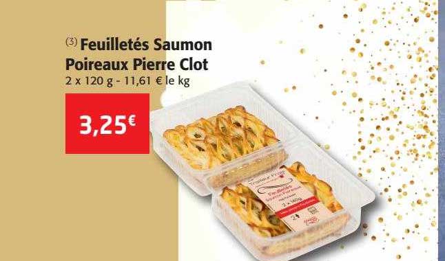 feuilletés saumon poireaux pierre clot