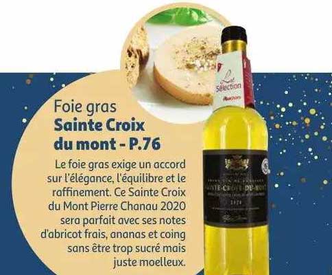 foie gras sainte croix du mont