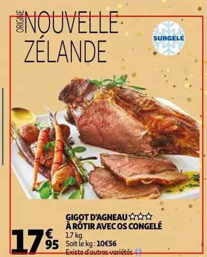 gigot d'agneau *** à rôtir avec os congelé