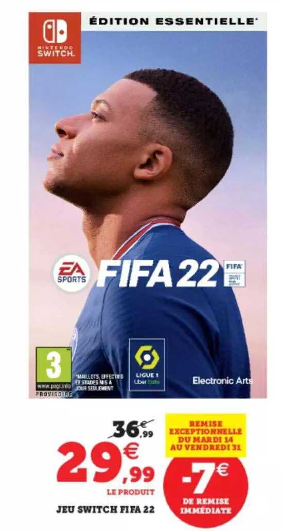 jeu switch fifa 22