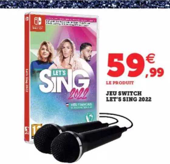 jeu switch let's sing 2022
