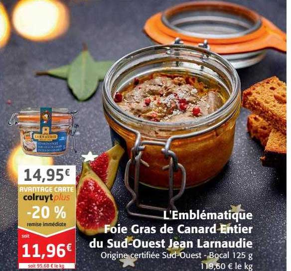 l'emblématique foie gras de canard entier du sud-ouest jean larnaudie