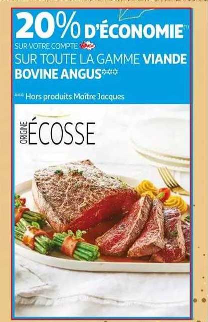 la gamme viande bovine angus