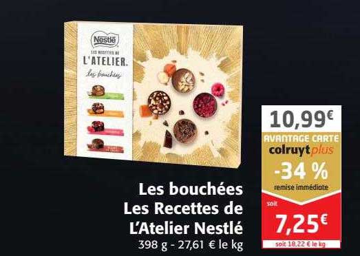 les bouchées les recettes de l'atelier nestlé
