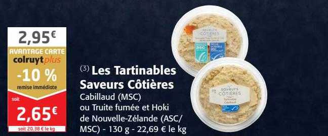 Les Tartinables Saveurs Côtières