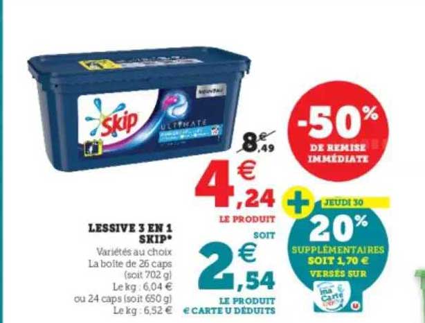 Lessive 3 En 1 Skip