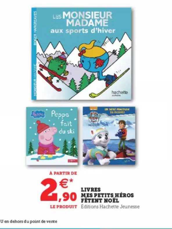 livres mes petits héros fêtent noël