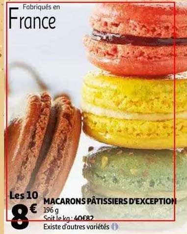 macarons pâtissiers d'exception