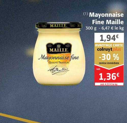 Mayonnaise Fine Maille