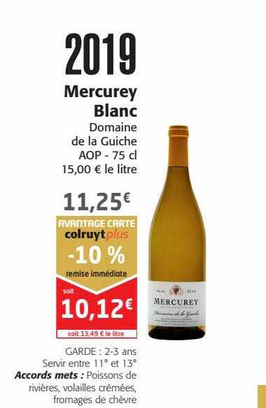 Mercurey Blanc 2019