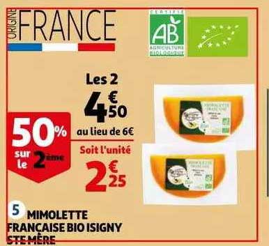 mimolette française bio isigny ste mère