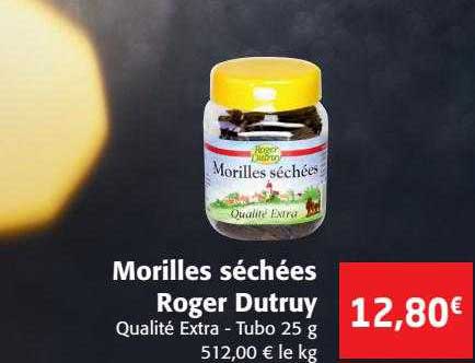 morilles séchées roger dutruy