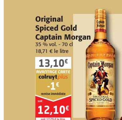 Original Spiced Gold Captain Morgan