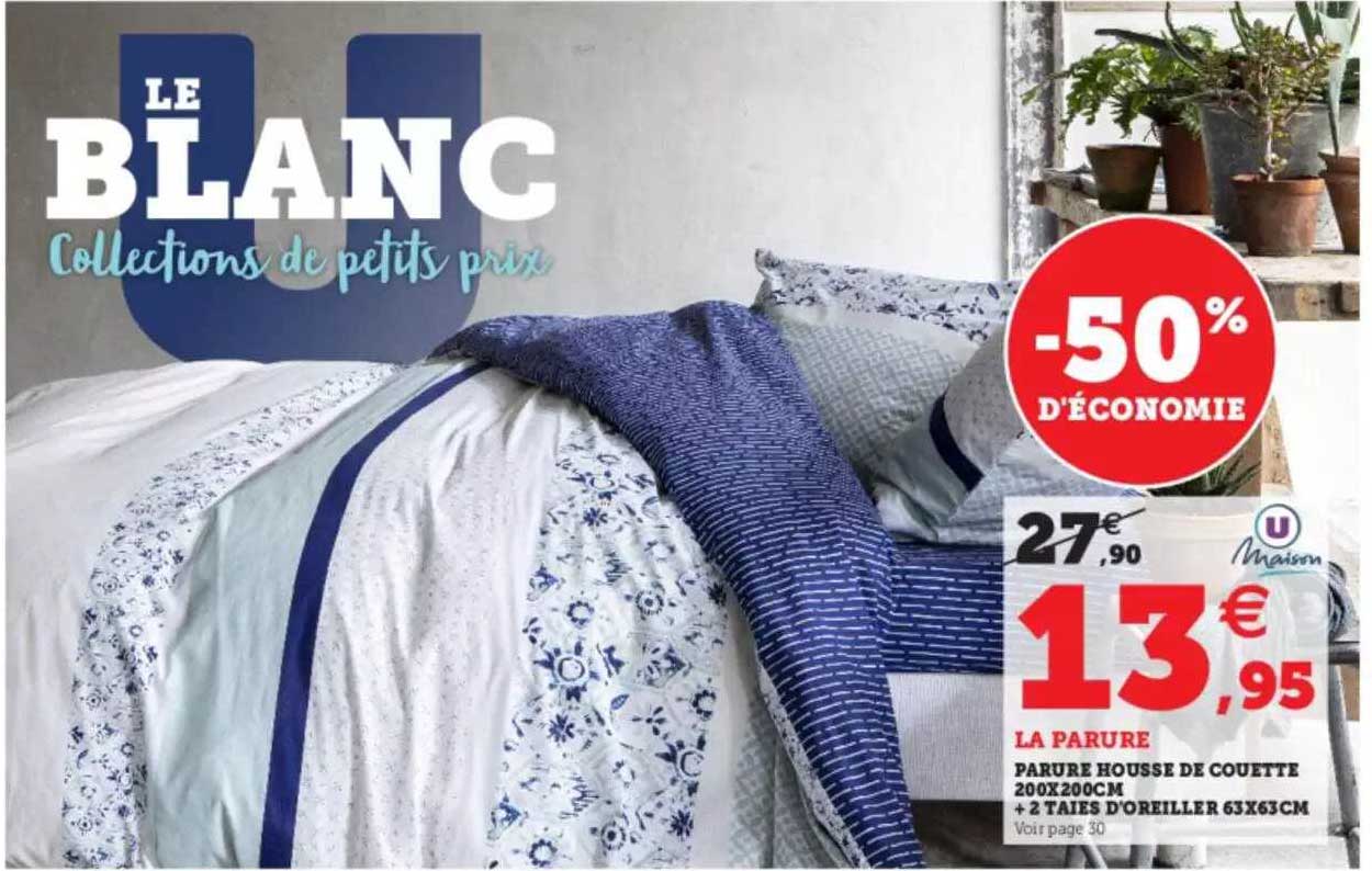 parure housse de couette 200 x 200 cm + 2 taies d'oreiller 63 x 63 cm