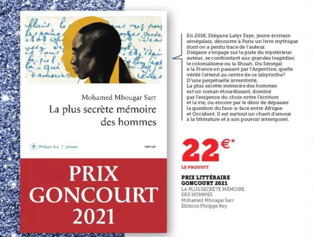prix littéraire goncourt 2021