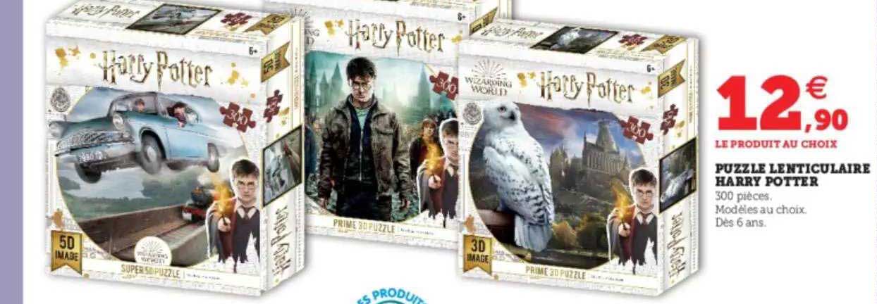 puzzle lenticulaire harry potter