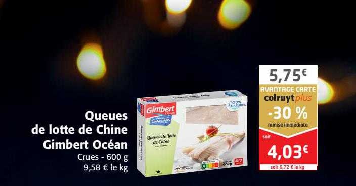 queues de lotte de chine gimbert océan