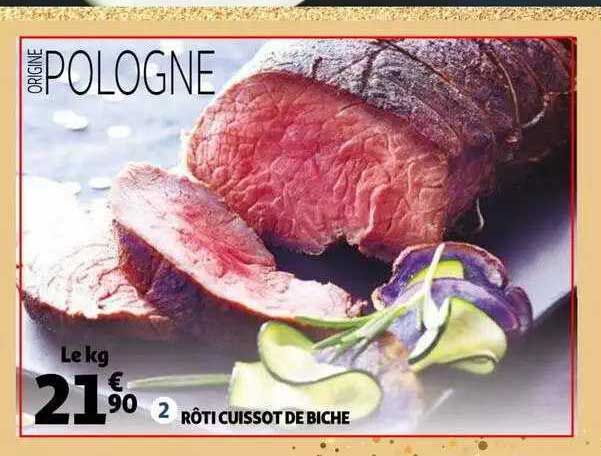 rôti cuissot de biche