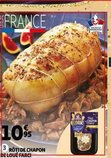 rôti de chapon de loué farcie