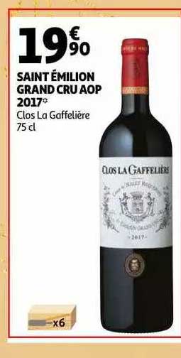 saint émilion grand cru aop 2017 clos la gaffelière