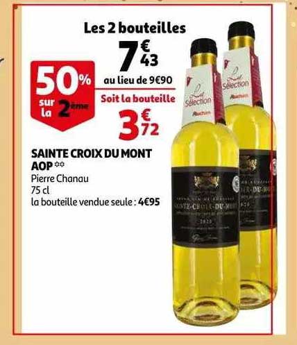 sainte croix du mont aop pierre chanau