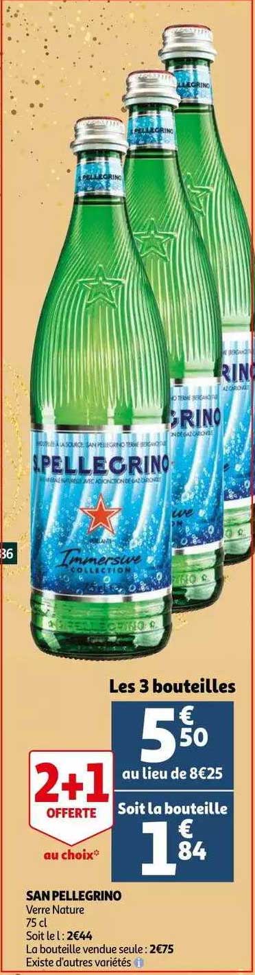 san pellegrino 2+1 offerte