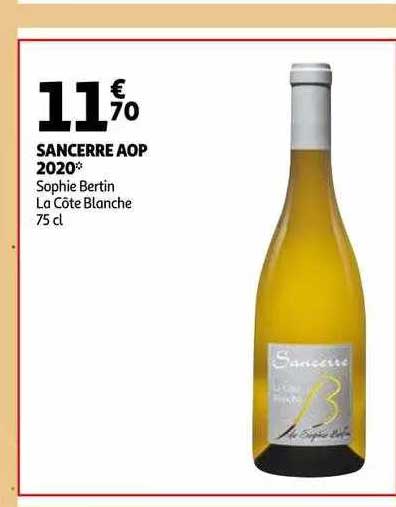 sancerre aop 2020 sophie bertin la côte blanche