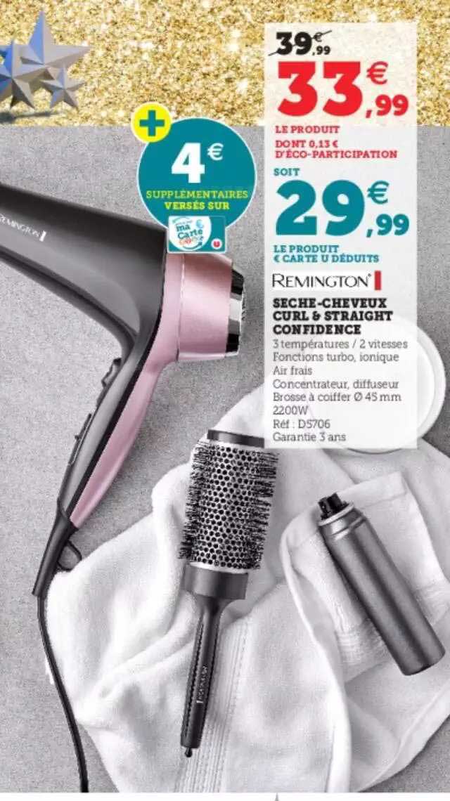 Sèche-cheveux Curl & Straight Confidence Remington