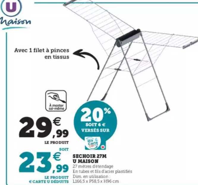 Séchoir 27 Cm U Maison