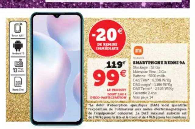 smatphone redmi 9a xiaomi