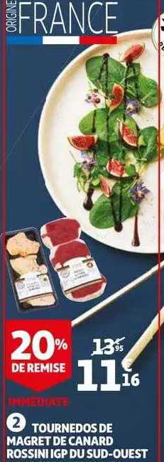 tournedos de magret de canard rossini du sud-ouest