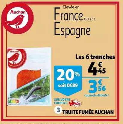 Truite Fumée Auchan