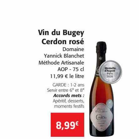 vin du bugey cerdon rosé